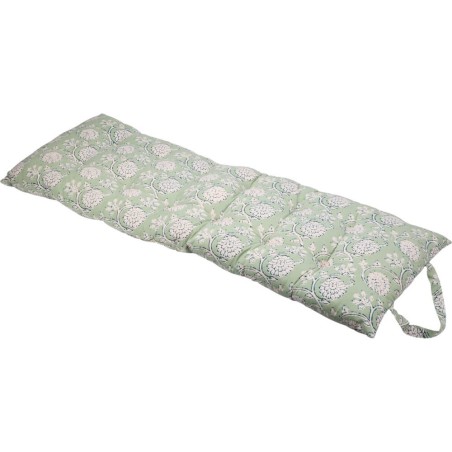 Cojín para banco verde 120x40cm