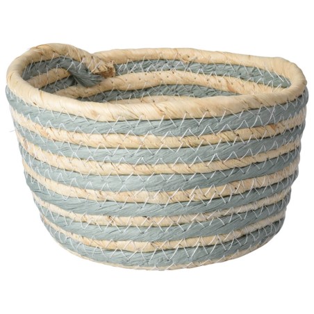Cesta panera - Mimbre rayas