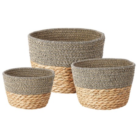 Cesto almacenaje mimbre 19x24cm