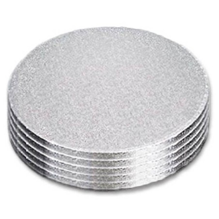 BASE REDONDA 20X1.2CM PLATA