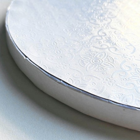 Base tarta blanca 25cm 12mm