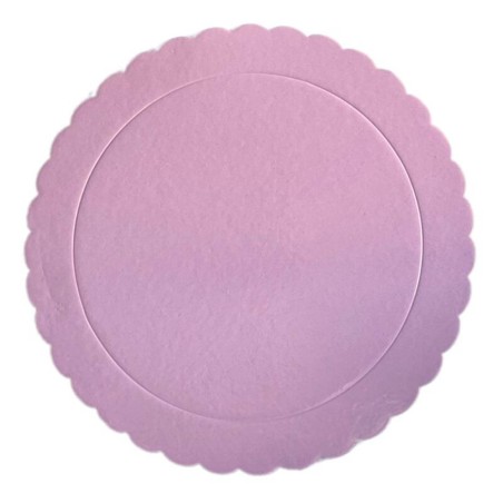 BASE PARA TARTA 30CM 3MM ROSA REDONDO