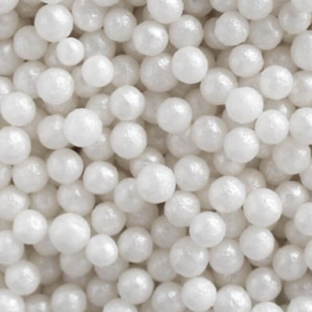 Perlas comestibles blancas 4mm/90gr