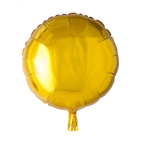GLOBO FOIL REDONDO 46CM ORO