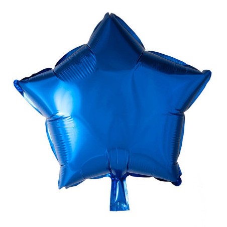 GLOBO ESTRELLA 46CM AZUL MARINO FOIL