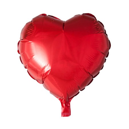 GLOBO CORAZON 46CM ROJO FOIL 