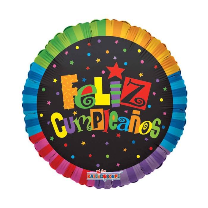 GLOBO FELIZ CUMPLEAÑOS FOIL 