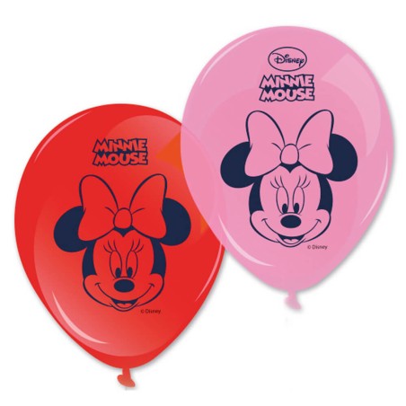 8 GLOBOS MINNIE MOUSE