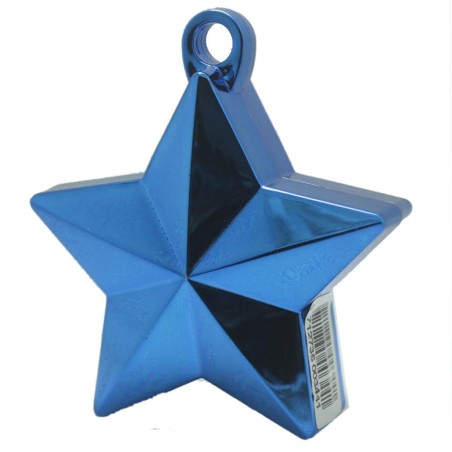 PESO PARA GLOBOS - ESTRELLA AZUL