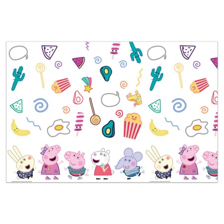 MANTEL PEPPA PIG PLASTICO 