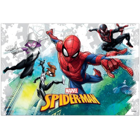 MANTEL SPIDERMAN PLASTICO 