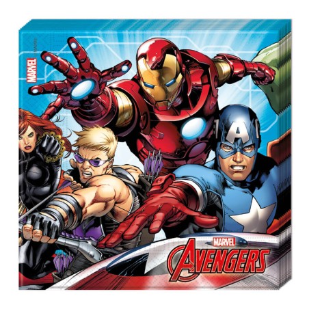 SERVILLETAS VENGADORES - 20UND