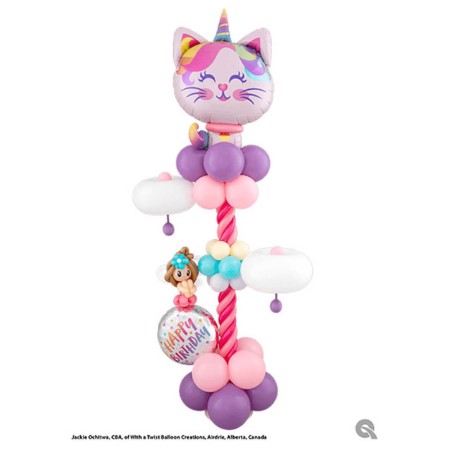 GLOBO GATICORNIO 95CM FOIL 