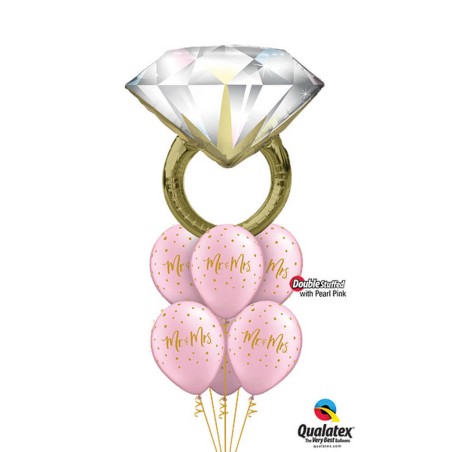 GLOBO ANILLO COMPROMISO 32.50CM 