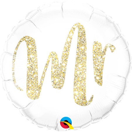 GLOBO MR ORO 45CM REDONDO 