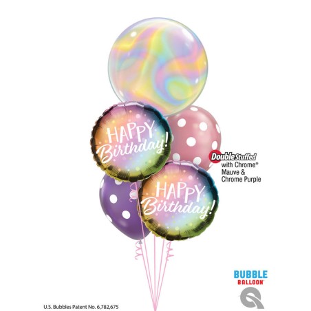 GLOBO CUMPLEAÑOS LUNARES IRIS 45CM 