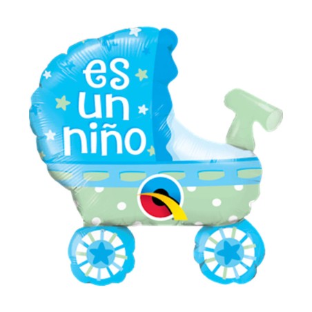 GLOBO CARRITO - ES UN NIÑO 35CM