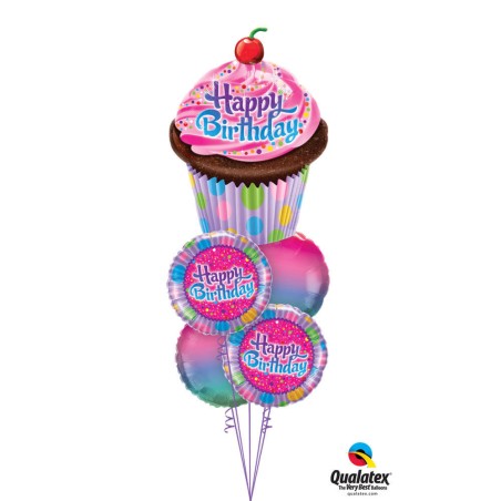GLOBO CUMPLEAÑOS CUPCAKE 89CM