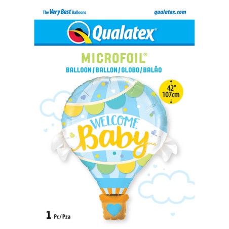 GLOBO BIENVENIDO BEBE NIÑO GLOBO 105CM 