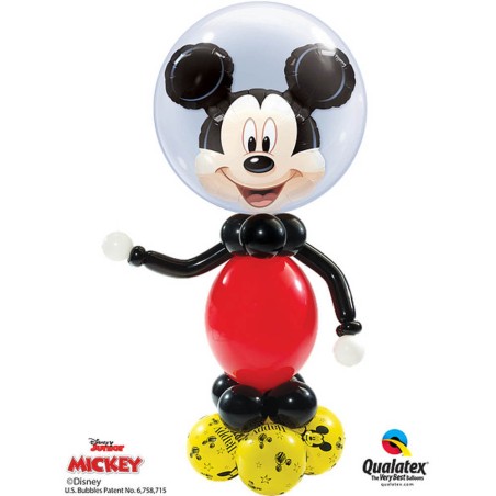 GLOBO DOBLE BURBUJA MICKEY MOUSE 60CM