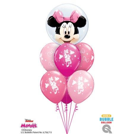 GLOBO DOBLE BURBUJA MINNIE MOUSE 60CM