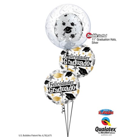 GLOBO GRADUADO FELICIDADES 45CM 