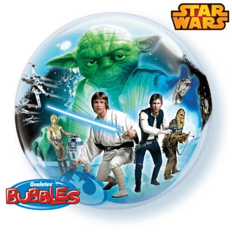 GLOBO BURBUJA STAR WARS 55CM 