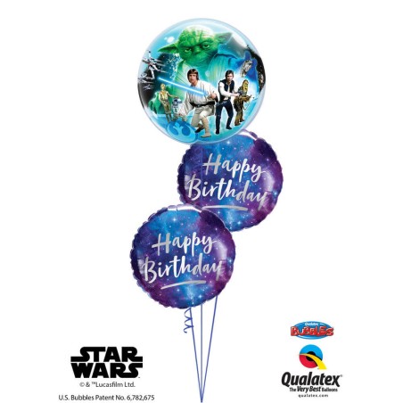 GLOBO BURBUJA STAR WARS 55CM 