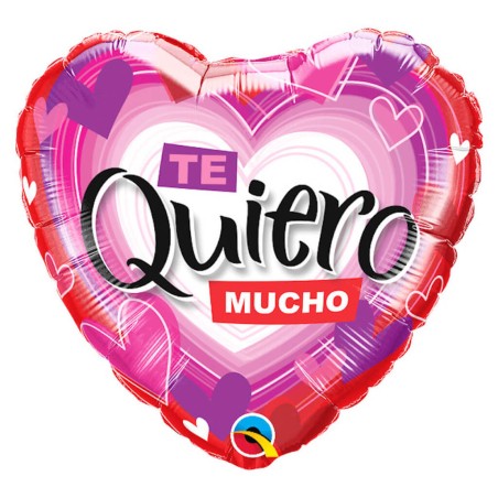 GLOBO CORAZÓN - TE QUIERO 45CM
