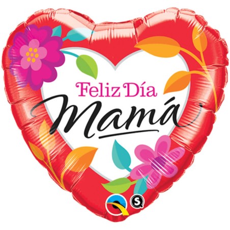 GLOBO DIA DE LA MADRE ROJO 45CM
