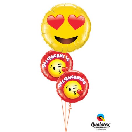 GLOBO ME ENCANTAS EMOJI 45CM 