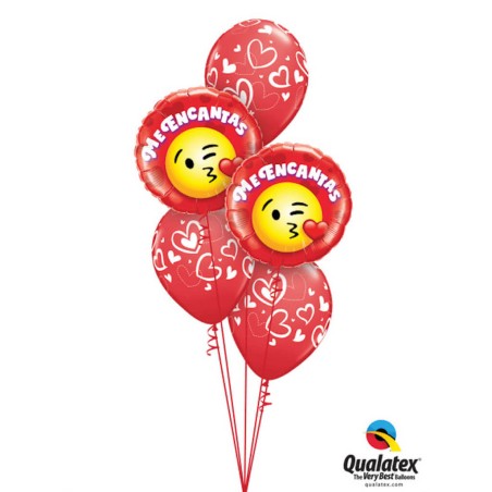 GLOBO ME ENCANTAS EMOJI 45CM 