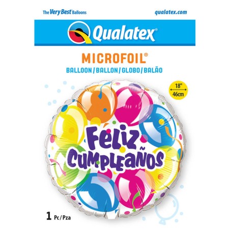 GLOBO CUMPLEAÑOS GLOBOS 45CM 