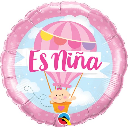 GLOBO ES NIÑA GLOBO 45CM