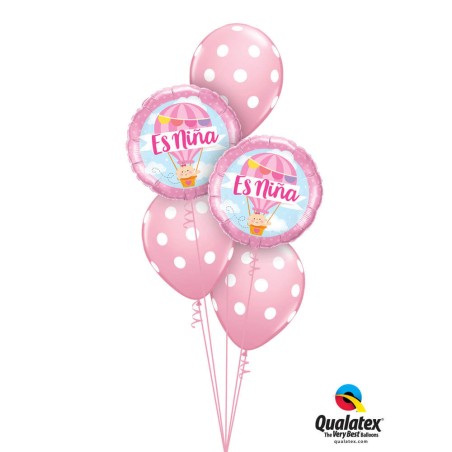 GLOBO ES NIÑA GLOBO 45CM