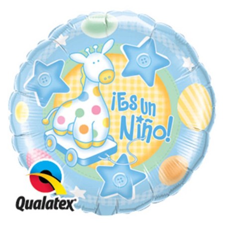 GLOBO ES UN NIÑO JIRAFA 45CM 