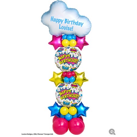 GLOBO ESTRELLA ORO 22CM FOIL 