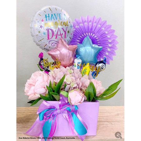 GLOBO ESTRELLA ROSA CLARO 10CM 