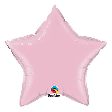 GLOBO ESTRELLA ROSA 22CM FOIL 