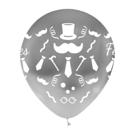 GLOBO FELICIDADES PAPÁ - ORO/PLATA