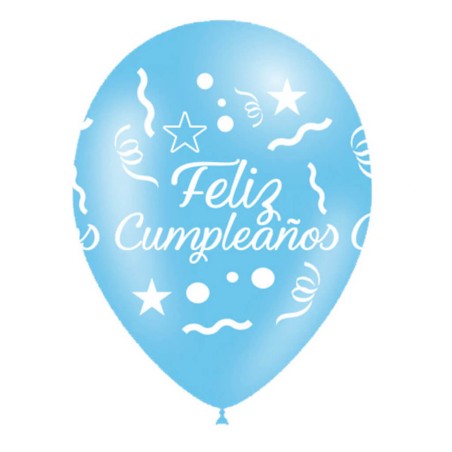 GLOBO FELIZ CUMPLEAÑOS - AZUL