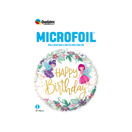 GLOBO CUMPLEAÑOS HADAS 46CM