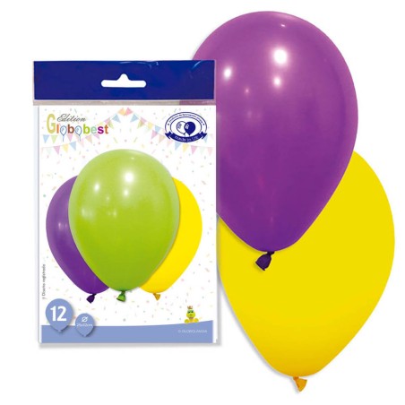GLOBOS MIXTOS - 25X32CM 12UND