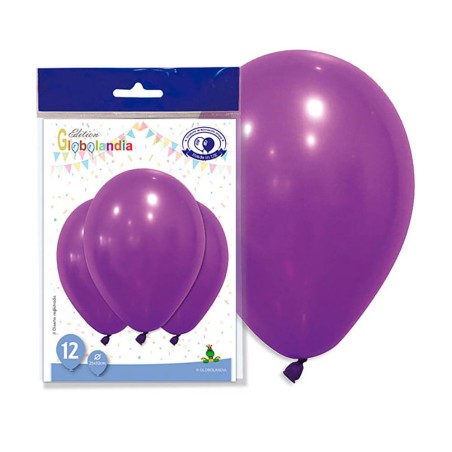 GLOBOS LILA - 25X32CM 12UND