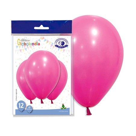 GLOBOS FUCSIA - 25X32CM 12 UND