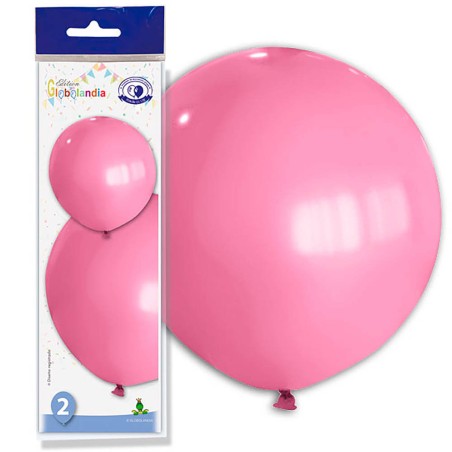 GLOBOS GIGANTES ROSAS - 65CM 2UND