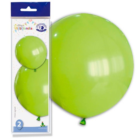 GLOBOS GIGANTES VERDES - 65CM 2UND