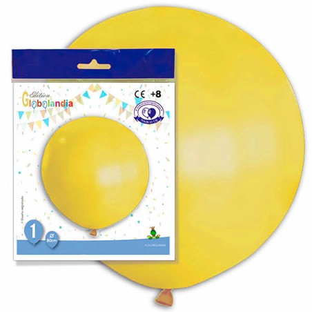 GLOBO GIGANTE AMARILLO - 80CM LATEX