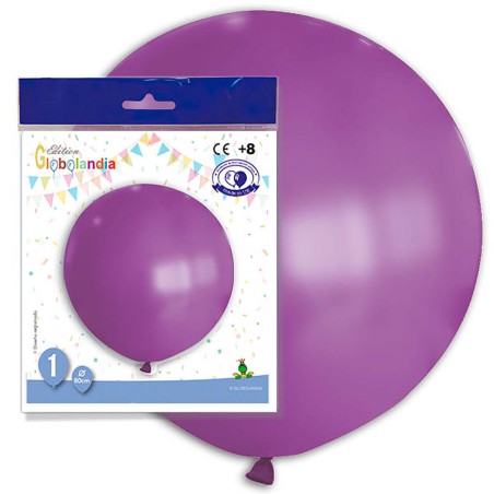 GLOBO GIGANTE VIOLETA - 80CM LATEX