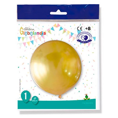 GLOBO GIGANTE ORO - 80CM LATEX